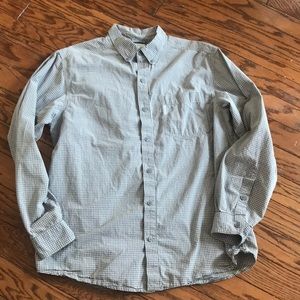 Like New Men’s Large Gray Plaid Columbia LS Shirt